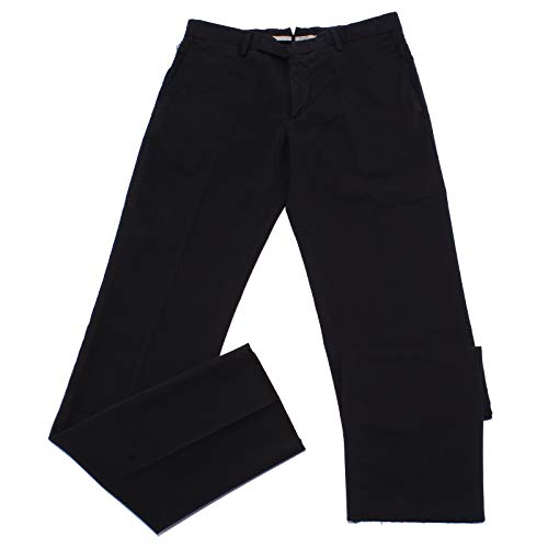 Burberry 5470Y Pantalone uomo Black Aged Look Cotton Trouser Man [46]