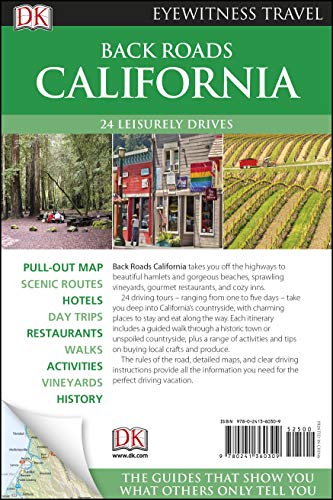 California Back Roads (DK Eyewitness Travel Guide) [Idioma Inglés]