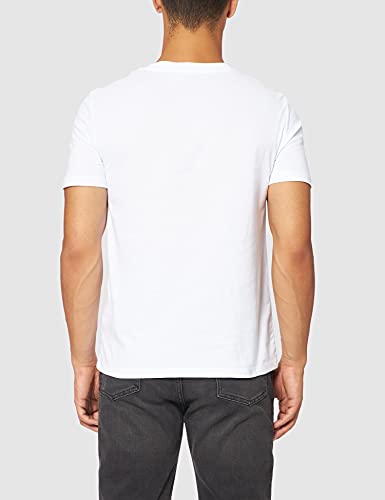 Calvin Klein Jeans Camiseta Easy Institutional, Bright White, M para Mujer