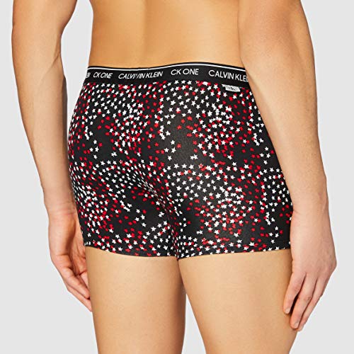 Calvin Klein Trunk 2pk Ropa Interior, Constellation Swirl_Black/ Black, L Unisex Adulto