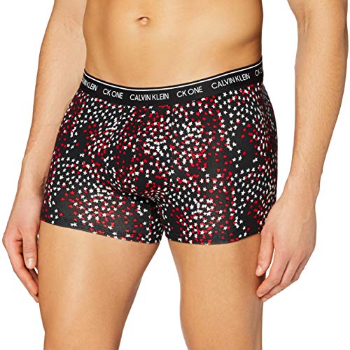Calvin Klein Trunk 2pk Ropa Interior, Constellation Swirl_Black/ Black, L Unisex Adulto