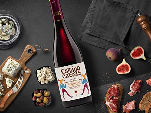 CAMINO DE CABRAS Estuche de vino - Mencía Crianza - vino tinto – D.O. Valdeorras – Producto Gourmet - Vino para regalar - Vino Premium - 1 botella x 750 ml.