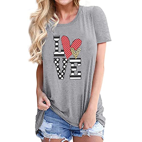 Camiseta de mujer de la serie de impresión, Xoxo, XXL