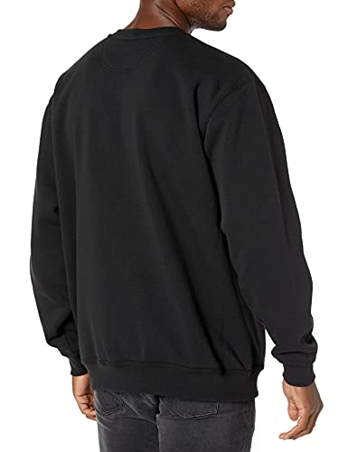 Carhartt Midweight Crewneck Sweatshirt, Black, XL para Hombre