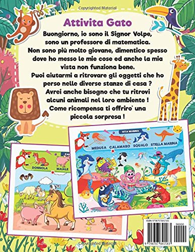 Cerca e Trova libro Bambini Gigante: Cerca e Trova gli animali | Cerca e trova gigante in giro per il mondo | Cerca e trova gioco | Cerca e trova la ... Cerca e trova il mondo degli animali 2-5 anni