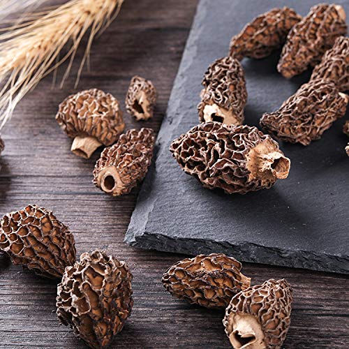 Champiñones secos de Morillas silvestres por hongos chinos de Yunnan Gourmet Morel Diferentes tamaños de Morillas disponibles 2 oz