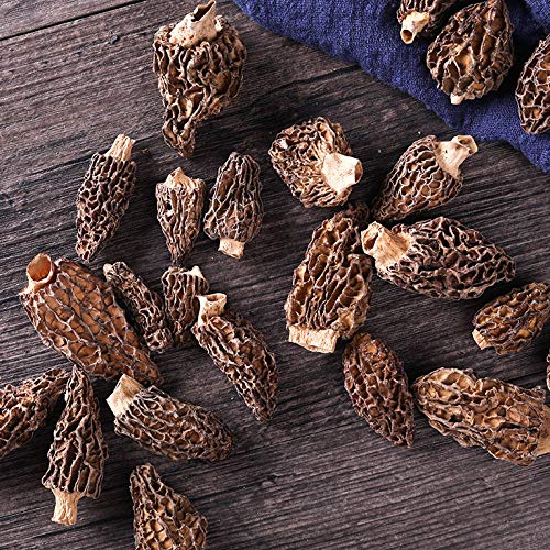 Champiñones secos de Morillas silvestres por hongos chinos de Yunnan Gourmet Morel Diferentes tamaños de Morillas disponibles 2 oz