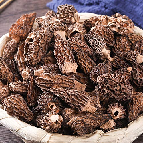Champiñones secos de Morillas silvestres por hongos chinos de Yunnan Gourmet Morel Diferentes tamaños de Morillas disponibles 2 oz
