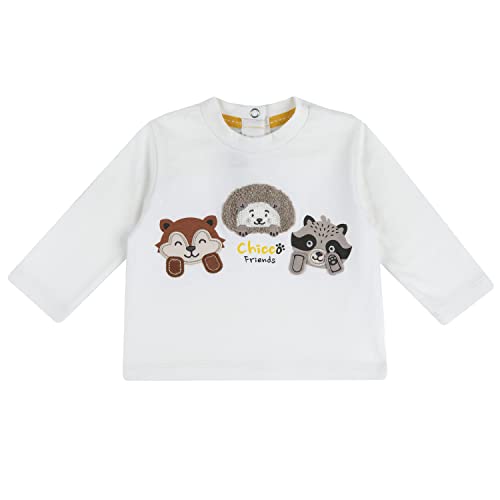 Chicco Conjunto niño 18 MESI - 86 cm con sudadera - pantalón y camiseta animalitos