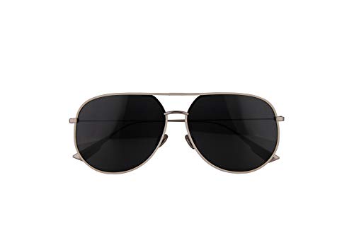 Christian Dior DiorByDior - Gafas de sol (paladio, lentes grises, 60 mm, Diorbydior Dior Dior 0102K)