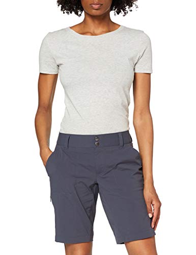 Columbia Mujer Shorts largos, SATURDAY TRAIL LONG SHORT, Nailon, Gris oscuro (India Ink), Talla: 6, AK4028