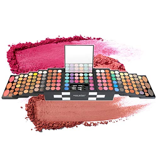 Completo Paleta de Maquillaje 142 Colores Juego de Maquillaje - Sombras de Ojos Set Caja de Maquillaje de Regalo con Corrector Rubor Sombra de Ojos Cosmético Estuche Maquillaje Set para mujeres