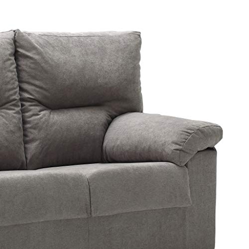 Conjunto de Sofás Odin 3 MAS 2 PLAZAS Tanuk Gris Perla Sistema de Limpieza ACUALINE Desenfundable Fabricado en España (Envío y Subida a Domicilio Incluidos)