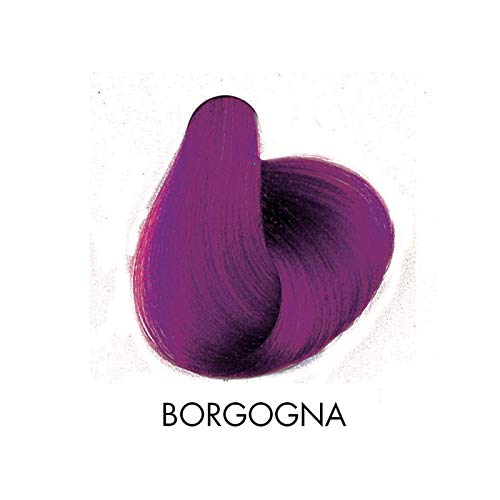 Crazy Fashion - Crema Colorante Semipermanente para el Cabello - Sin Amoníaco, Resorcinol ni PPD - Tintes Temporales para el Cabello - Colorante Borgoña - Tubo de 100 ml