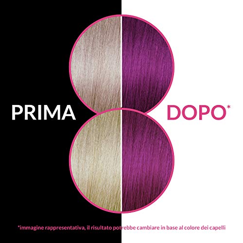 Crazy Fashion - Crema Colorante Semipermanente para el Cabello - Sin Amoníaco, Resorcinol ni PPD - Tintes Temporales para el Cabello - Colorante Borgoña - Tubo de 100 ml