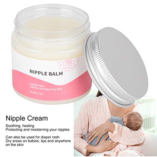 Crema Calmante Para Pezones, 60 Ml, Bálsamo Humectante Para Crema Para Pezones Anti Agrietamiento Humectante Pezones Para Crema Para Pezones Para Mujeres Que Amamantan