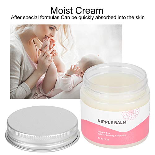 Crema Calmante Para Pezones, 60 Ml, Bálsamo Humectante Para Crema Para Pezones Anti Agrietamiento Humectante Pezones Para Crema Para Pezones Para Mujeres Que Amamantan