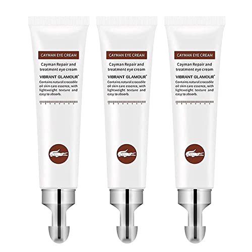Crema mágica para ojos, suero para ojos reparador de arrugas, crema para ojos antiarrugas y reafirmante con proteína de seda para arrugas, líneas finas, ojeras, hinchazón y bolsas (3Pcs)