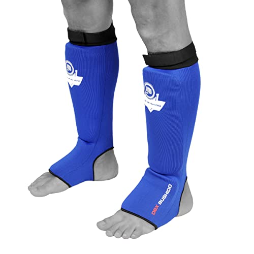 DBX Bushido Espinilleras Flexibles - Espinilleras Kick Boxing - Espinilleras MMA