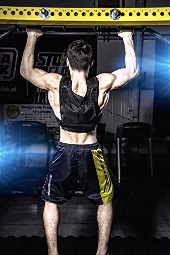 DBX BUSHIDO SPORT Chaleco Lastrado de 1 kg a 10 kg - Durable Chaleco Peso Entrenamiento - Chaleco de Peso Hecho de Material Cordura Fuerte