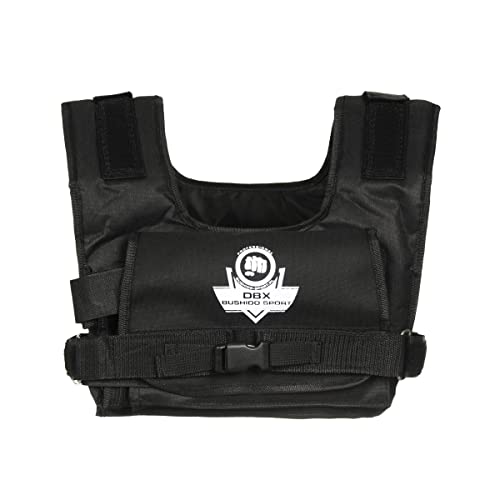 DBX BUSHIDO SPORT Chaleco Lastrado de 1 kg a 10 kg - Durable Chaleco Peso Entrenamiento - Chaleco de Peso Hecho de Material Cordura Fuerte