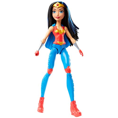 DC Super Hero Girls - Wonder Woman, muñecas Entrenamiento (Mattel DMM24)