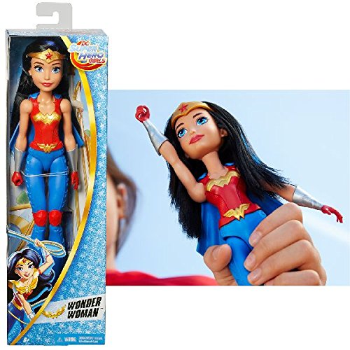 DC Super Hero Girls - Wonder Woman, muñecas Entrenamiento (Mattel DMM24)