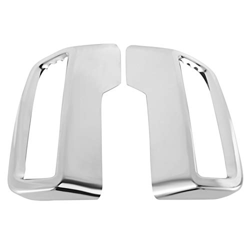 Dcolor Para 3008 5008 Allure 2017 – 2019 Tubo de escape de plástico ABS Tubo de escape final cubierta decoración Zier listón