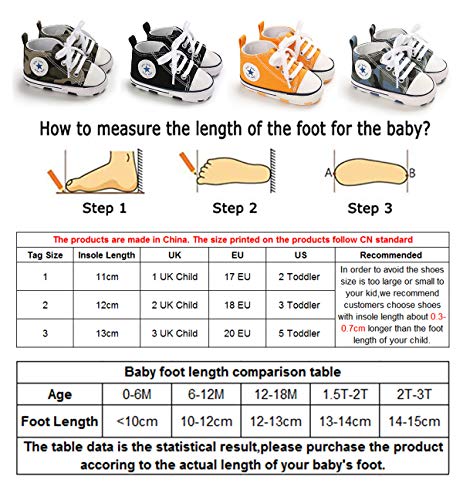 DEBAIJIA Bebé Primeros Pasos Zapatos de Lona 6-12M Niños Alpargata Suave Antideslizante Ligero Slip-on 18 EU Negro Oscuro (Tamaño Etiqueta-2)