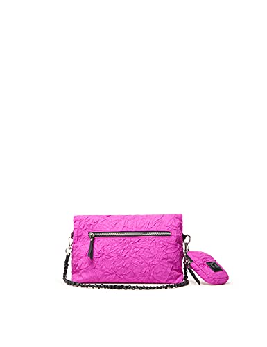 Desigual Crush Venecia, Bolsa para Cuerpo de Across para Mujer, Rojo, Einheitsgröße