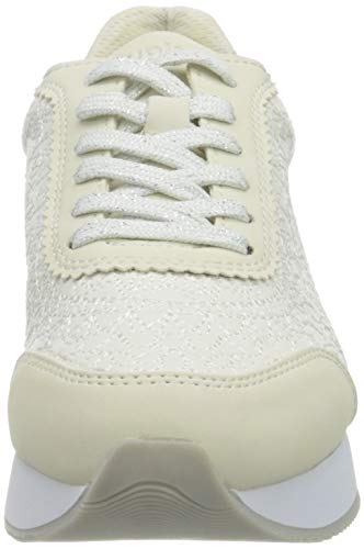 Desigual Shoes_Galaxy_Mandala, Zapatillas Mujer, Blanco, 39 EU