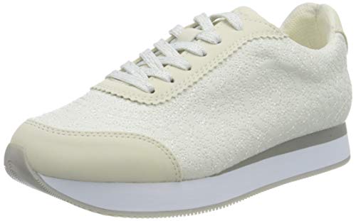 Desigual Shoes_Galaxy_Mandala, Zapatillas Mujer, Blanco, 39 EU