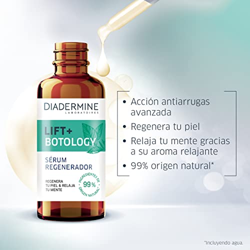 Diadermine LIFT+ Botology Sérum Antiarrugas Regenerador- Con activos botánicos encapsulados- 99% Ingredientes origen natural