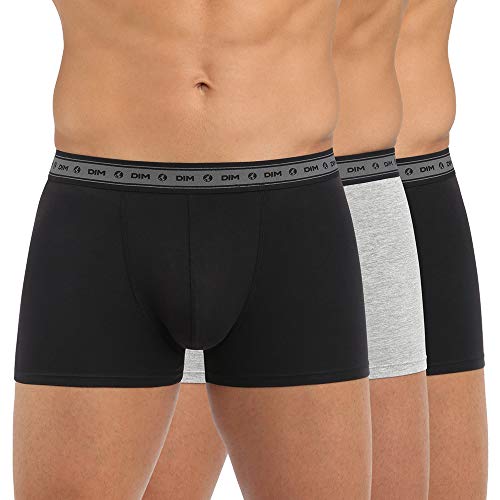 Dim Boxer Green Bio Ecosmart X3, Negro/Gris Perla/Negro, L para Hombre