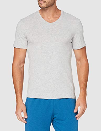 Dim T-Shirt Green Bio Ecosmart X2 Camiseta Interior, Blanc/Gris Perle, L para Hombre