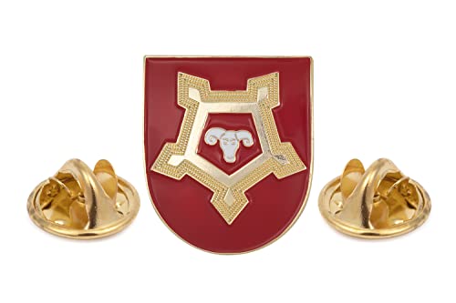 Distintivo Emblema del Curso de Fortificación y Poliorcética del Instituto de Historia y Cultura Militar 30 x 25 mm.