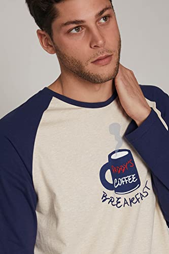 Diver Pijama Manga Larga Family Breakfast para Hombre