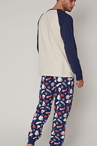 Diver Pijama Manga Larga Family Breakfast para Hombre
