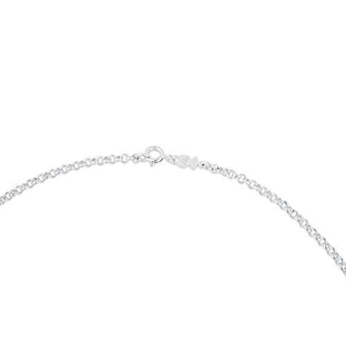 Elegante y casual Gargantilla TOUS Chain en plata de primera ley. Largo: 50 cm