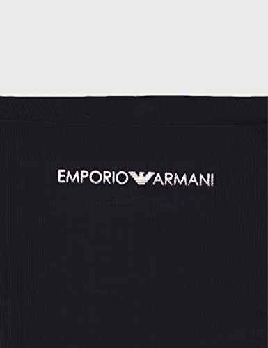 Emporio Armani Underwear Basic Bonding Microfiber 2-Pack Thong Ropa Interior, Mujer, Negro, M