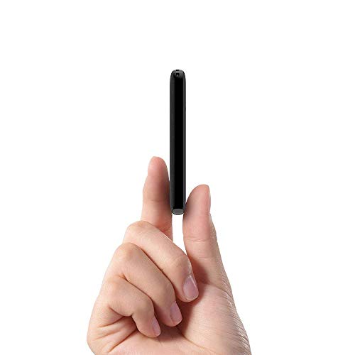 EUARY PowerBank 5000mAh - Cargador portátil Ultra Compacto con Salida 2A - Batería Externa de Bolsillo para batería de Huawei, Samsung, Xiaomi y Otros (Negro)