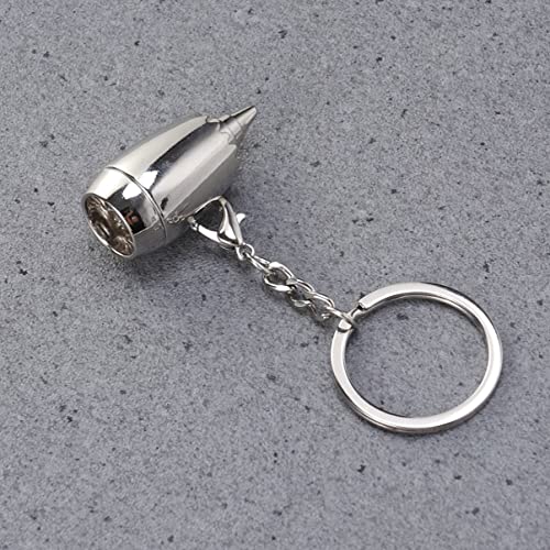 FAVOMOTO Llavero de Avión para Hombre Motor Llavero Coche Llavero Bolsa Bolsa Colgante Bolsa Monedero Charms Mochila Charms Favors Favores