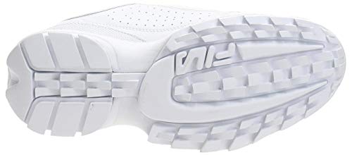 FILA Disruptor men zapatilla Hombre, blanco (White), 43 EU