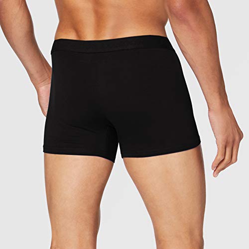 FM London Tagless Bóxer, Negro (Dark Assorted), Large (Pack de 5) para Hombre