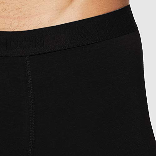 FM London Tagless Bóxer, Negro (Dark Assorted), Large (Pack de 5) para Hombre
