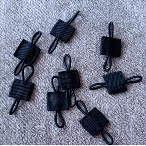 Froiny 4pcs Molle Molle Cinta Elástica Hebilla Encuadernación Retenedor Molle Molle