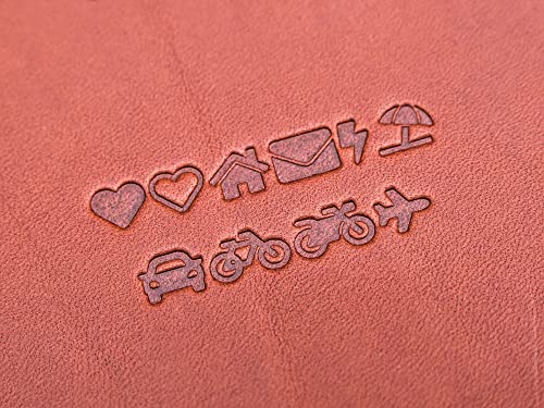 Funda de cuero personalizada para gafas, regalo perfecto con monograma hecho a mano en Francia (Marrón)