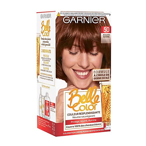 Garnier - Belle Color - Coloration permanente Acajou - 50 Acajou naturel