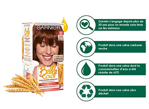 Garnier - Belle Color - Coloration permanente Acajou - 50 Acajou naturel