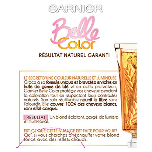 Garnier - Belle Color - Coloration permanente Châtain - 63 Blond foncé doré naturel